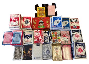 Forty Vintage Decks Of Playing Cards