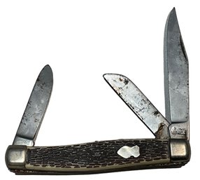 Old 3 Blade Pocket Knife By JOWIKA , Ireland