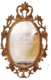 Fine Vintage Gold Mirror From Syroco