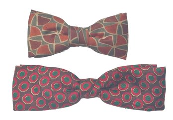 Two Vintage Clip-On Bowties