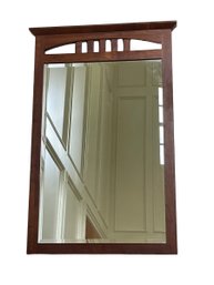 Mission Style Cherry Mirror By Ethan Allen