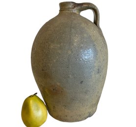 Large Antique Salt Glazed Stoneware Jug