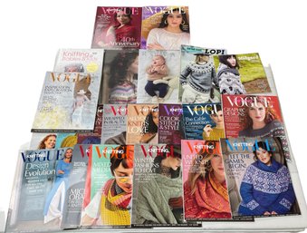 Collection Of VOGUE And Other Knitting Books
