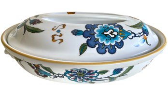 Vintage Royal Worcester Oven Proof 'palmyra-Bride Of The Desert' Oval Covered Casserole