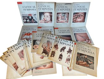 Rare Collection Of Twenty Six 1950's 'Clinical Symposia' Medical Bulletins