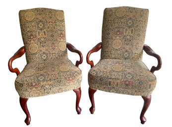 Pair Lillian August Upholstered Chairs