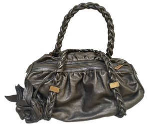 Botkier Bronzy Metallic Leather Handbag
