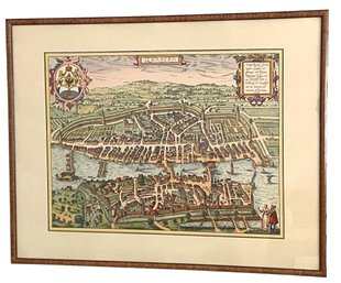 Reproduction Of Antique Map Of Florence, Italy