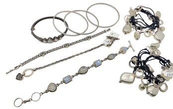 Sterling Silver Bracelet Lot A - 9 Pieces