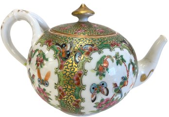 Antique Famille Rose Porcelain Teapot (H)