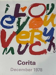 Signed Corita Poster