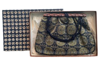 Vintage Matsuzakaya Labeled Evening Bag - New With Tag In Box From Tokyo