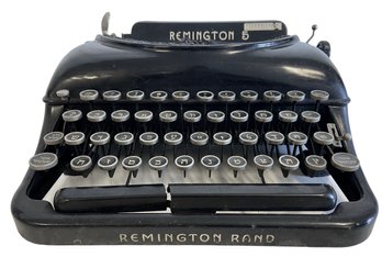 Vintage Remington Rand 'Remington 5' Portable Typewriter In Hebrew