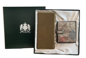 Mitsuko Shi Wallet Set - New, In Store Box From Tokyo