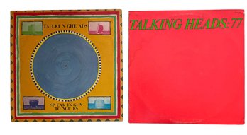 Two Talking Heads LP Albums '77' & 'Speaking In Tongues'