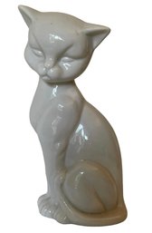 Vintage Porcelain White Cat