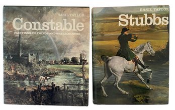 Two Art Books 'Stubbs' And 'Constable, Paintings, Drawings And Watercolors' By Basil Taylor