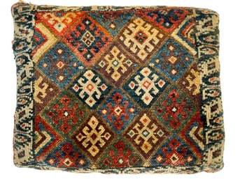 Kilim Pillow With Multiple Diamond Shapes
