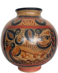 Very Fine Vintage Tonala Mexican Pottery Vase