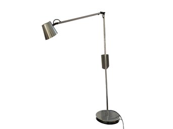 Three Foot Tall Modernist Adjustable  Chrome Desk / Task Lamp