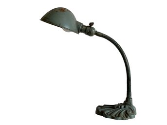 Art Deco Industrial Metal Desk Lamp