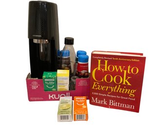 Soda Stream With Lots Of Extras And A Cookbook Too