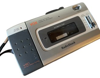 Vintage Radio Shack Voice Activated Cassette Recorder Model CTR-118