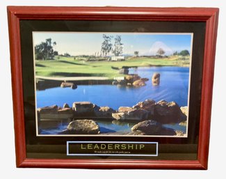 LEADERSHIP We Make Way For The One Who Pushes Us Framed Photograph
