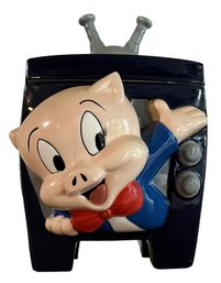 Vintage Porky Pig Cookie Jar (b-8)