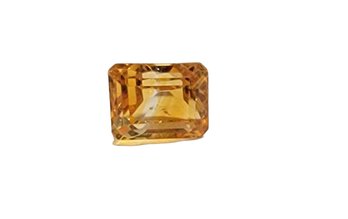 Beautiful Emerald Cut CITRINE GEMSTONE 3.25CT Make Your Own Jewelry