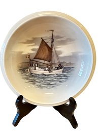 Vintage Royal Copenhagen Scenic Art Pottery Porcelain Plate Marked 2927 2528