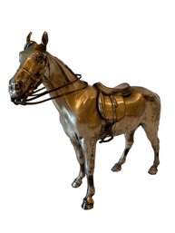 Vintage Jennings Brothers Bridgeport Ct Metal Horse Figure Sculpture