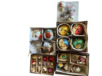 Christmas Ornaments Vintage Santa Land & Others