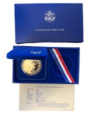 U.S. Liberty Coins 1986-S Proof Silver Dollar With Box And COA