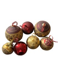 Vintage Medium/Large Ornaments Including Hand-blown