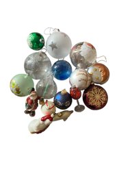 Vintage Glass Ornaments Including Hallmark Keepsake