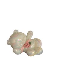 Vintage Fenton Opalescent Glass Bear