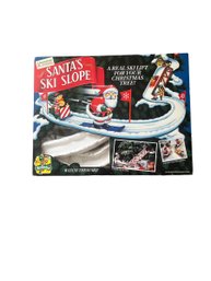 Vintage Mr. Christmas Santa's Ski Slope