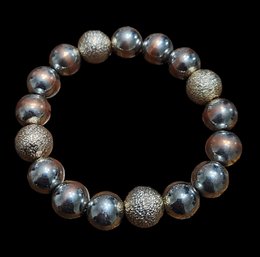 Gold, Silver, And Copper Tone Bracelet