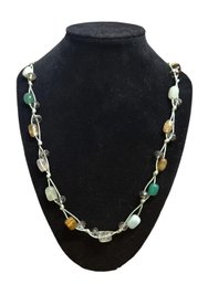 Multi Color Beaded Necklace