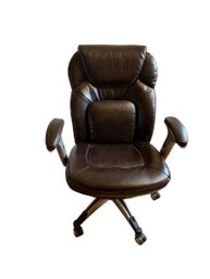 Brown Leather Office Chair