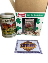 Collectible 1998 St. Pats Beer Stein