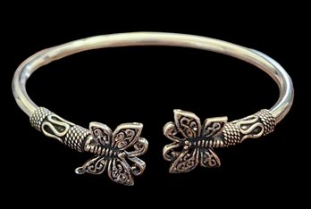 Beautiful Sterling Silver Butterfly Bracelet