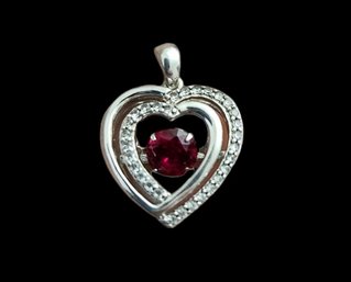 Beautiful Sterling Silver Heart Pendant