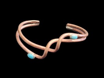 Copper Native American Cuff Bracelet