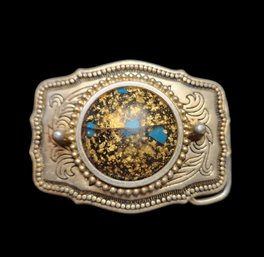 Vintage Belt Buckle With Gold Tone