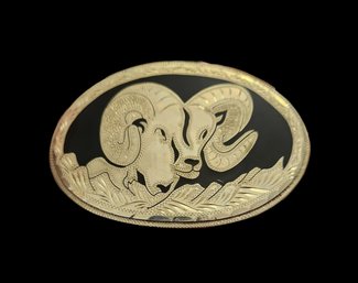 Vintage Ram Belt Buckle