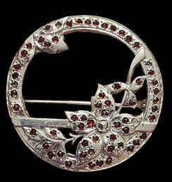 Vintage Sterling Silver Brooch