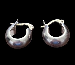 Vintage Sterling Silver Earrings From Thailand