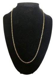 Gold Plated Sterling Silver Chain From Italy